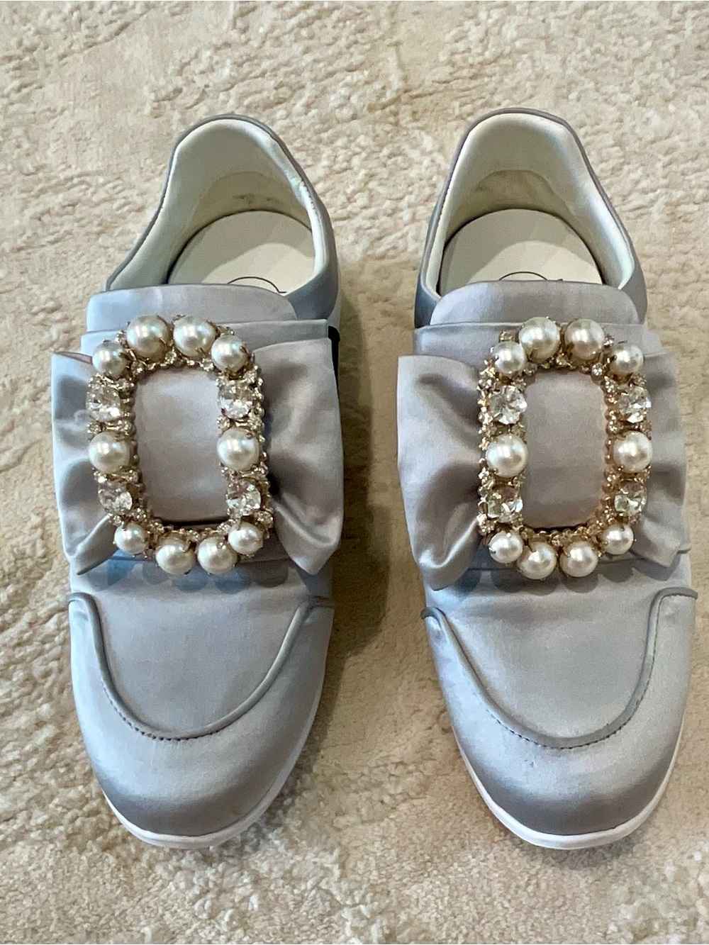 Roger Vivier Silver Size 8 Sneakers